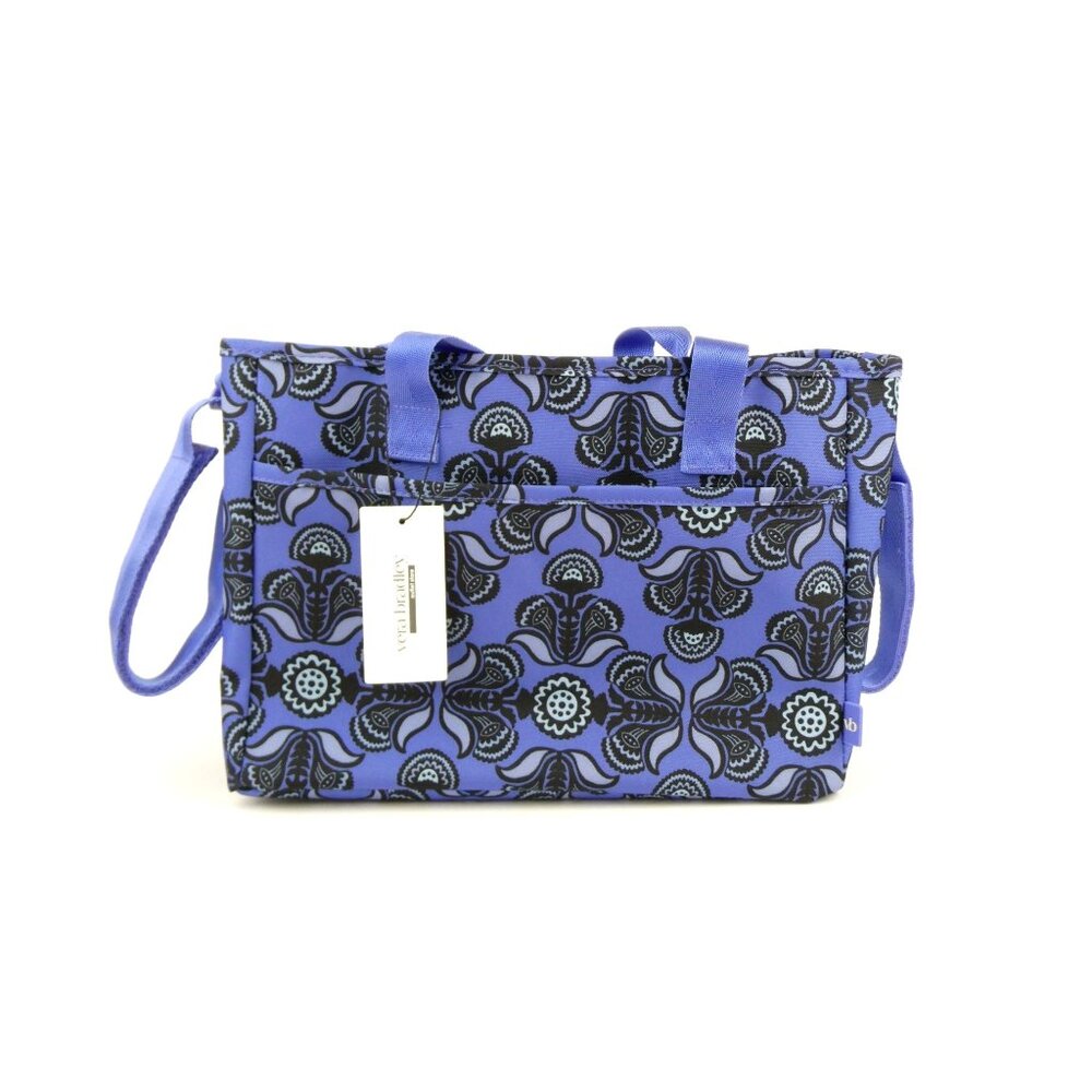 Vera Bradley Baja Blue Lighten Up Everything Organizer‎ NWT